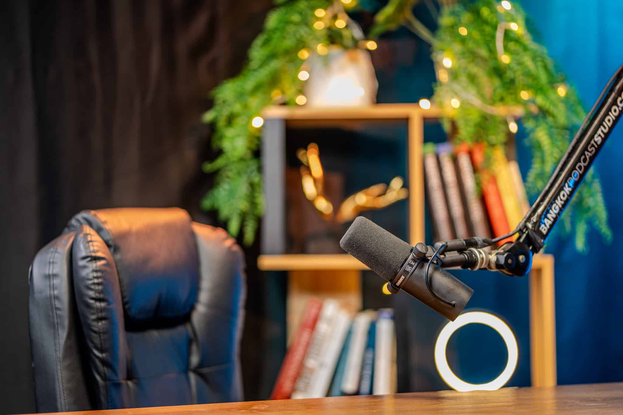 professional video studio in bangkok for interviews and brand content
